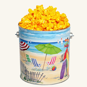 Johnson's Popcorn 1 Gallon Fun in the Sun Tin-Cheddar Cheese