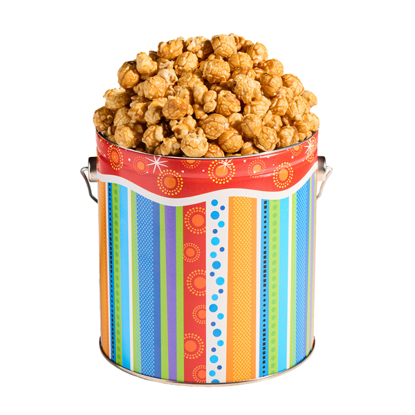 Johnson's Popcorn 1 Gallon Just for Fun Tin-Caramel