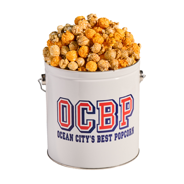 Johnson's Popcorn 1 Gallon OCBP Tin-Salty-n-Sandy