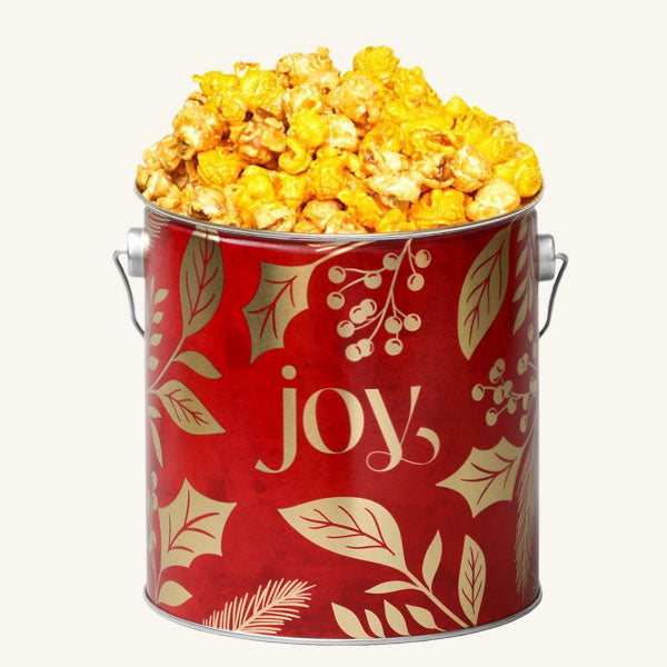 Johnson's Popcorn 1 Gallon Joy Tin - Salty-n-Sandy