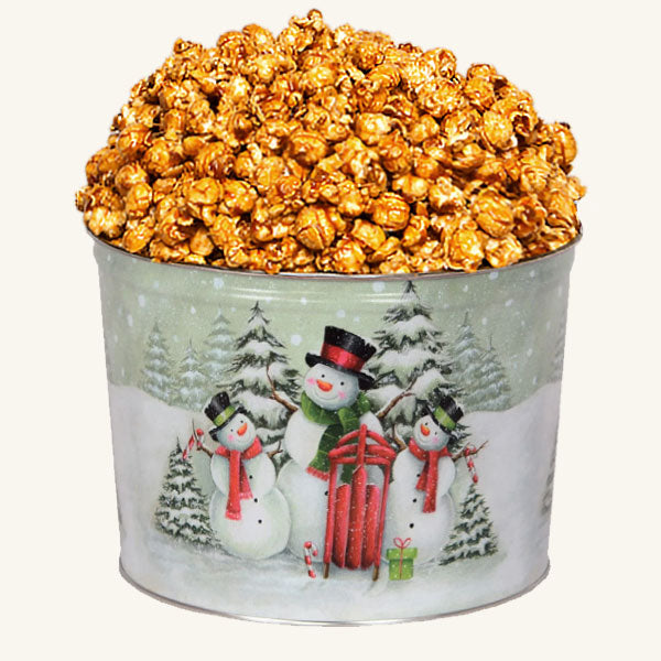 Johnson's Popcorn 2 Gallon Snow Family Tin