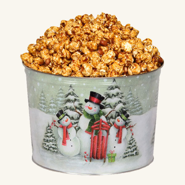 Johnson's Popcorn 2 Gallon Snow Family Tin