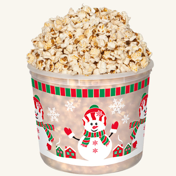 Johnson's Popcorn Large Seasons Greetings Tub-Butter