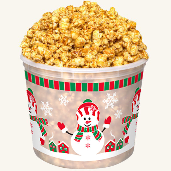 Johnson's Popcorn Large Seasons Greeting Tub-Caramel