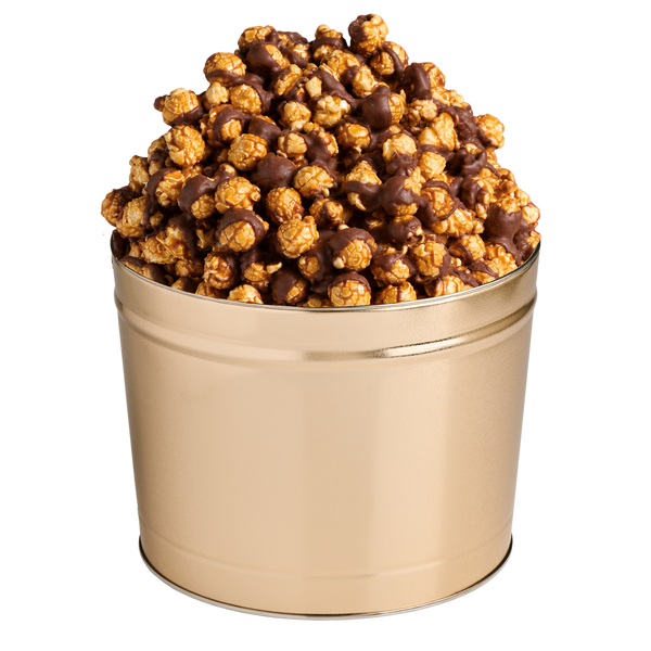 2 Gallon Gold Popcorn Tin