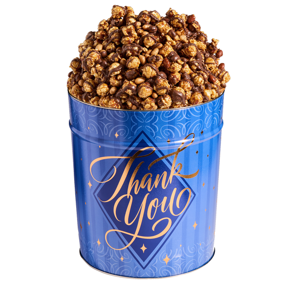 Johnson's Popcorn 3.5 Gallon Thank You Tin