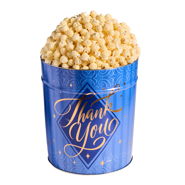 Johnson's Popcorn 3.5 Gallon Thank You Tin