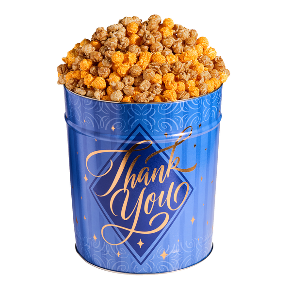 Johnson's Popcorn 3.5 Gallon Thank You Tin