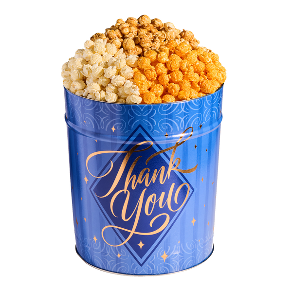 Johnson's Popcorn 3.5 Gallon Thank You Tin