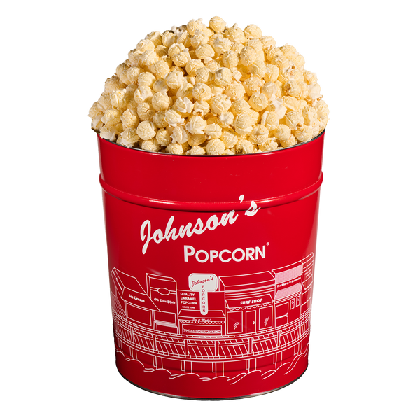 Johnson's Popcorn 3.5 Gallon Tin