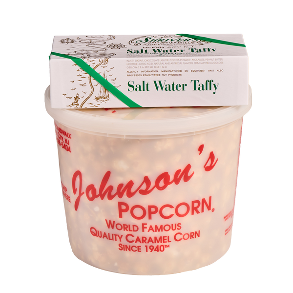 Johnson's Popcorn & Shrivers Combo-Caramel