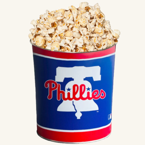Johnson's Popcorn 1 Gallon Phillies Tin - Butter