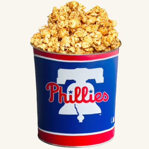 Johnson's Popcorn 1 Gallon Phillies Tin - Caramel