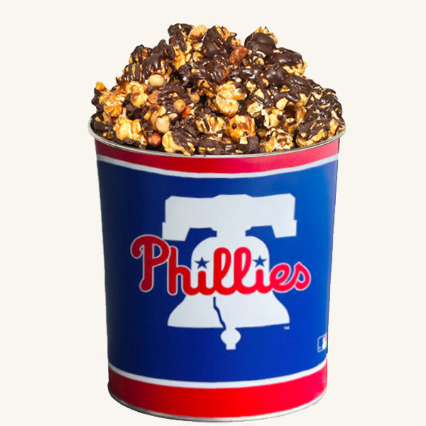 Johnson's Popcorn 1 Gallon Phillies Tin