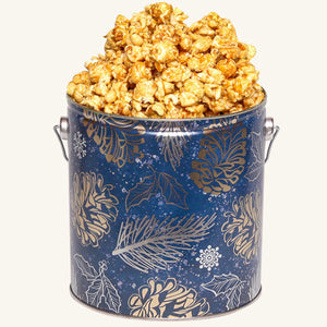 Johnson's Popcorn 1 Gallon Shimmering Pine Tin - Caramel