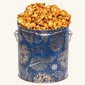 Johnson's Popcorn 1 Gallon Shimmering Pine Tin - Peanut Crunch