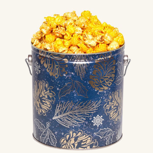 Johnson's Popcorn 1 Gallon Shimmering Pine Tin - Salty-n-Sandy