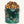 Load image into Gallery viewer, Johnson&#39;s Popcorn 1 Gallon Emerald Snowflake Tin
