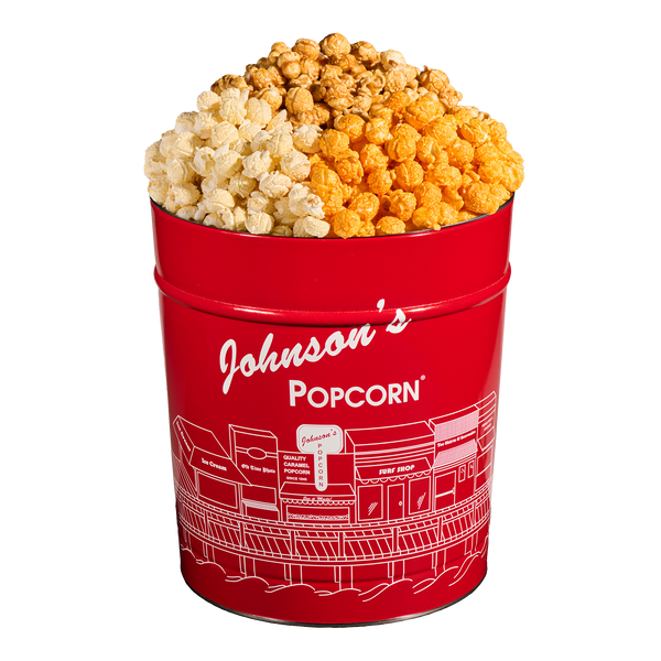 Johnson's Popcorn 3.5 Gallon Tin