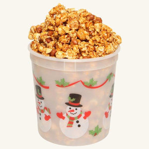 Johnson's Popcorn Small Happy Holidays Tub-Peanut Crunch