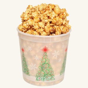 Johnson's Popcorn  Small Merry Christmas Tub-Caramel