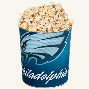 Johnson's Popcorn 1 Gallon Philadelphia Eagles Tin