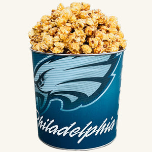 Johnson's Popcorn 1 Gallon Eagles Tin-Caramel
