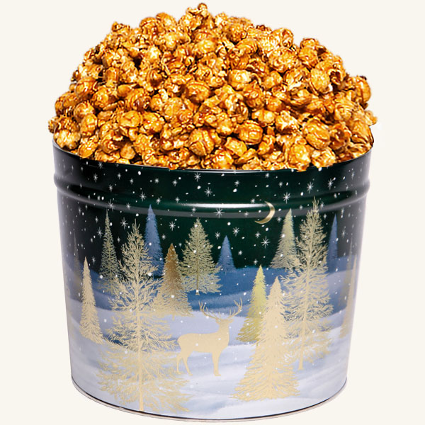 Johnson's Popcorn 2 Gallon Gilded Forest Tin