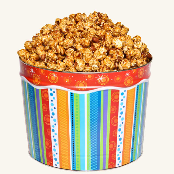 Johnson's Popcorn 2 Gallon Just for Fun Tin-Peanut Crunch