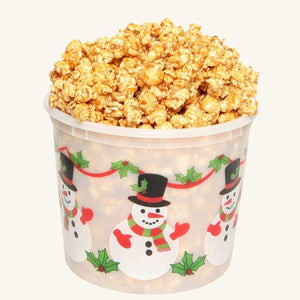 Johnson's Popcorn Large Happy Holidays Tub-Caramel