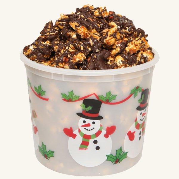 Johnson's Popcorn Large Happy Holidays Tub-Platinum Edition