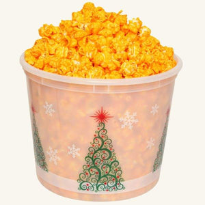 Johnson's Popcorn Large Merry Christmas Tub-Cheddar Cheese
