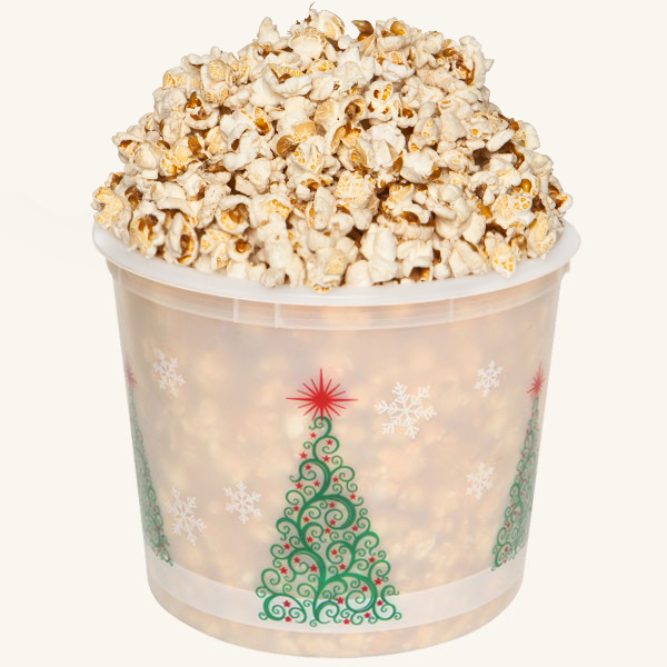 Johnson's Popcorn Large Merry Christmas Tub-Butter