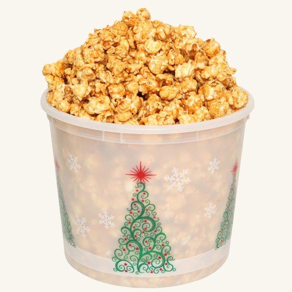 Johnson's Popcorn Large Merry Christmas Tub-Caramel