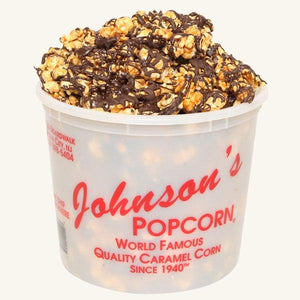 Johnson's Popcorn Large Chocolate Drizzle Tub