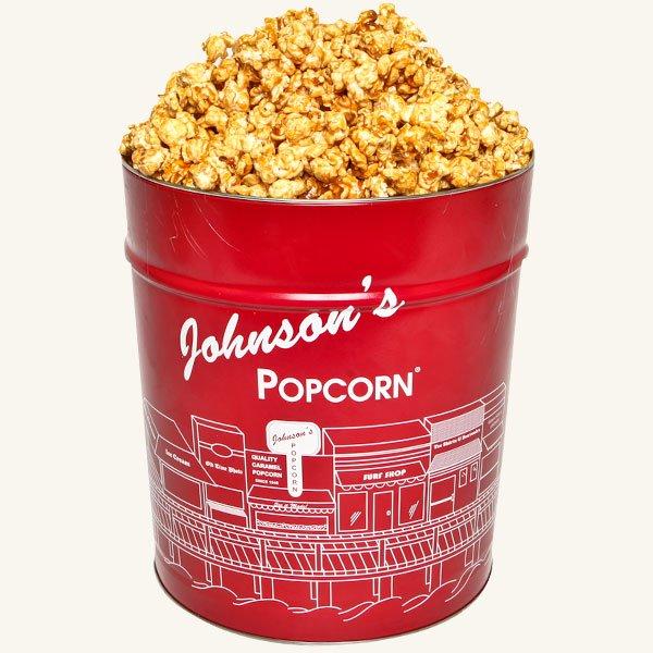 Johnson's Popcorn 3.5 Gallon Tin-Caramel