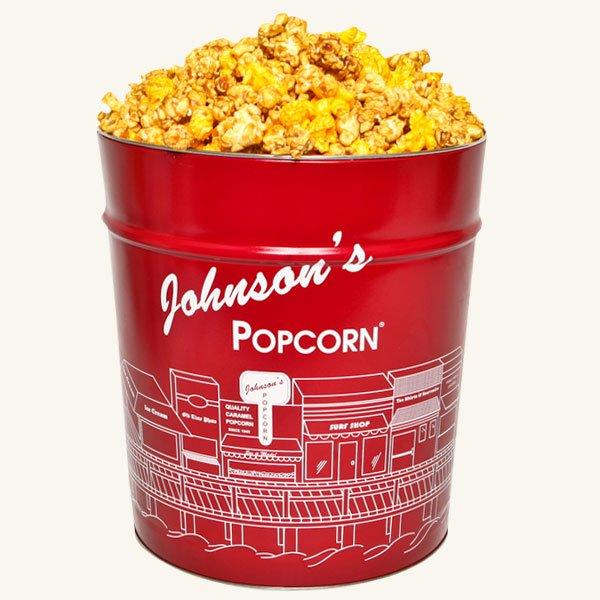 Johnson's Popcorn 3.5 Gallon Tin-Salty-n-Sandy