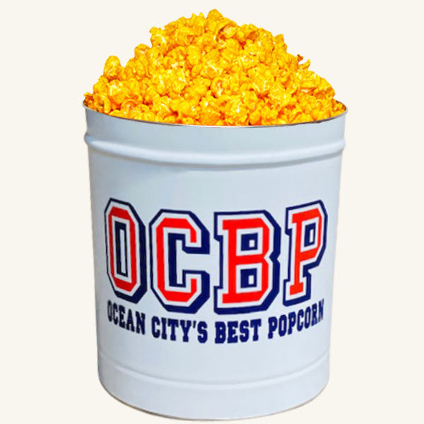 Johnson's Popcorn 3.5 Gallon OCBP Tin-Cheddar Cheese