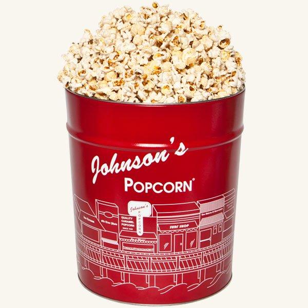 Johnson's Popcorn 3.5 Gallon Tin-Butter