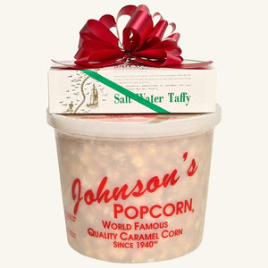 Johnson's Popcorn & Shrivers Combo-Salty-n-Sandy