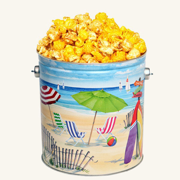 Johnson's Popcorn 1 Gallon Fun in the Sun Tin