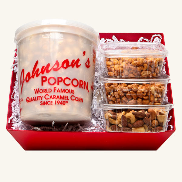 Johnson's Popcorn Goin' Nutty Gift Basket