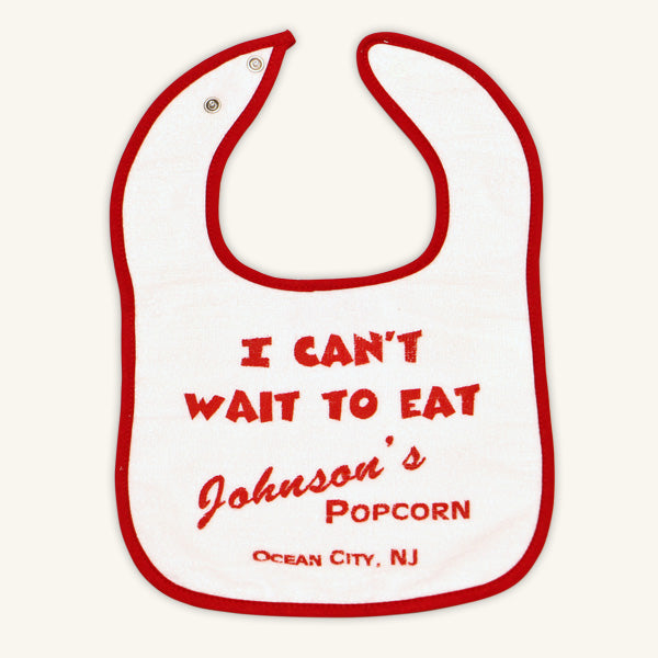 Johnson's Popcorn Baby Bib