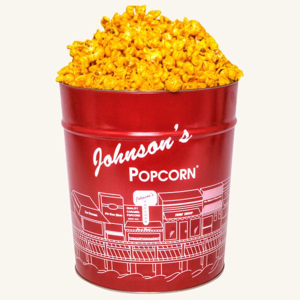 Johnson's Popcorn 3.5 Gallon Tin-Cheddar Cheese